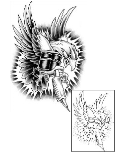Eagle Tattoo For Women tattoo | GUF-00102