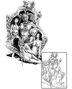 Horror Tattoo Religious & Spiritual tattoo | GUF-00111