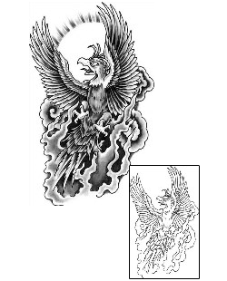 Phoenix Tattoo For Women tattoo | GUF-00116