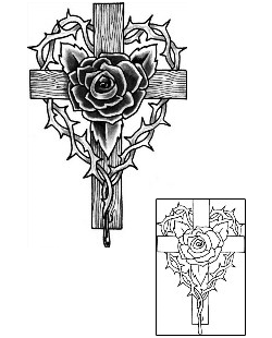 Sacred Heart Tattoo Religious & Spiritual tattoo | GUF-00122