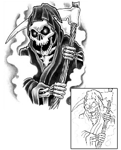 Reaper Tattoo Horror tattoo | GUF-00133