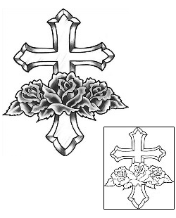Cross Tattoo Religious & Spiritual tattoo | GUF-00139
