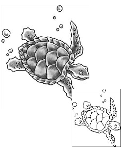 Turtle Tattoo Reptiles & Amphibians tattoo | GUF-00149