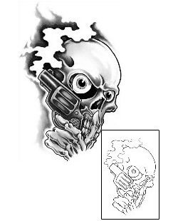 Scary Tattoo Horror tattoo | GUF-00292