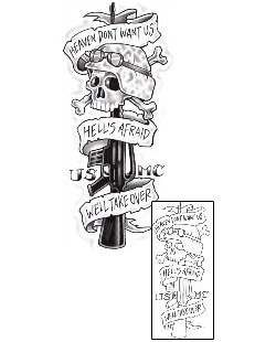 Skull Tattoo Miscellaneous tattoo | GUF-00544