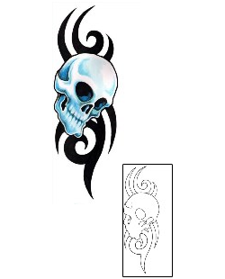 Skull Tattoo Horror tattoo | GUF-00612