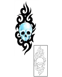 Skull Tattoo Horror tattoo | GUF-00613