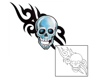 Skull Tattoo Horror tattoo | GUF-00614