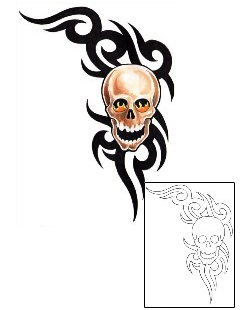 Skull Tattoo Horror tattoo | GUF-00616