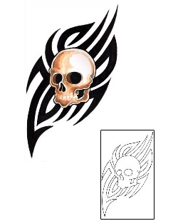 Skull Tattoo Horror tattoo | GUF-00618