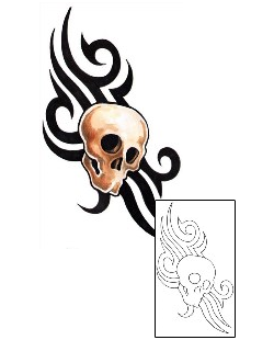 Skull Tattoo Horror tattoo | GUF-00625