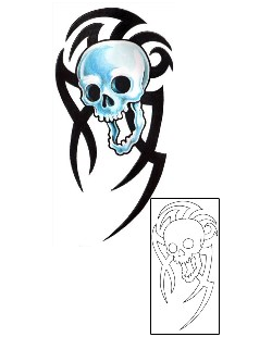 Skull Tattoo Horror tattoo | GUF-00630