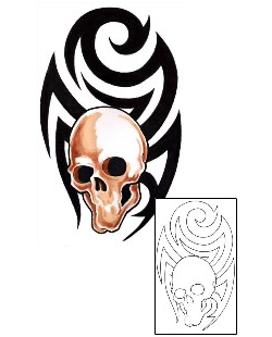 Skull Tattoo Horror tattoo | GUF-00646