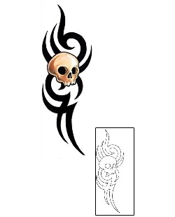 Skull Tattoo Horror tattoo | GUF-00655
