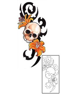 Skull Tattoo Horror tattoo | GUF-00658