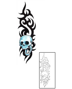 Skull Tattoo Horror tattoo | GUF-00659