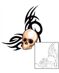 Skull Tattoo Horror tattoo | GUF-00666