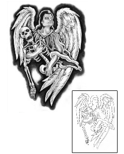 Skeleton Tattoo Religious & Spiritual tattoo | GUF-00728