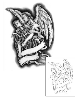 Angel Tattoo Religious & Spiritual tattoo | GUF-00729