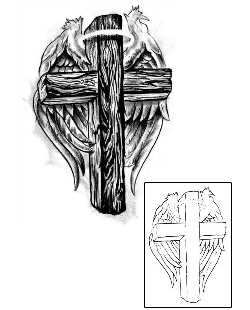 Picture of Heavenly Cross Tattoo