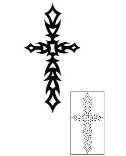 Tribal Tattoo Religious & Spiritual tattoo | HAF-00042