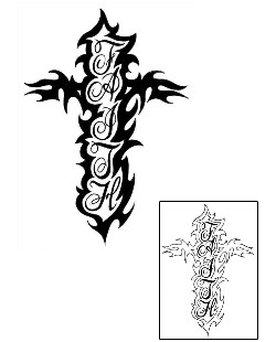 Tribal Tattoo Religious & Spiritual tattoo | HAF-00046