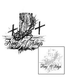 King Tattoo Religious & Spiritual tattoo | HAF-00051