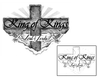 King Tattoo Religious & Spiritual tattoo | HAF-00079