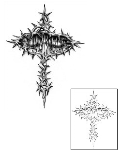 Cross Tattoo Religious & Spiritual tattoo | HAF-00101