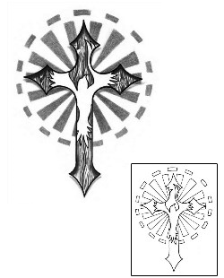 Dove Tattoo Religious & Spiritual tattoo | HAF-00134