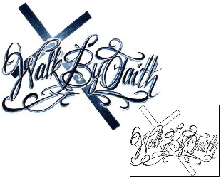 Faith Tattoo Religious & Spiritual tattoo | HAF-00160