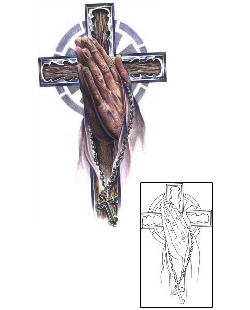 Rosary Beads Tattoo Religious & Spiritual tattoo | HAF-00168