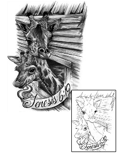 Banner Tattoo Religious & Spiritual tattoo | HAF-00249