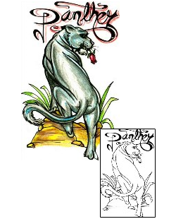 Panther Tattoo Animal tattoo | HGF-00142