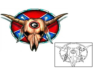 Bull Tattoo Horror tattoo | HGF-00233