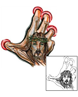 Jesus Tattoo Religious & Spiritual tattoo | HGF-00277