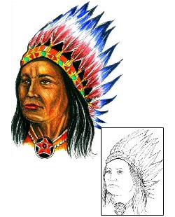 Native American Tattoo Miscellaneous tattoo | HGF-00542