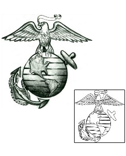 Military Tattoo For Women tattoo | HGF-00578