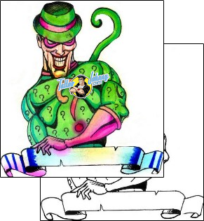 Joker - Jester Tattoo joker-tattoos-hector-guma-hgf-00609