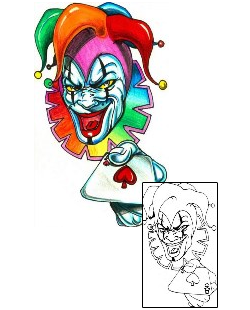 Joker - Jester Tattoo Miscellaneous tattoo | HGF-00622