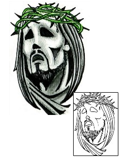 Jesus Tattoo Religious & Spiritual tattoo | HGF-00872