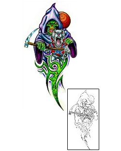 Gothic Tattoo Reaper's Creepers Tattoo