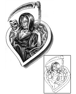 Reaper Tattoo Horror tattoo | HIF-00021