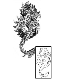 Seahorse Tattoo Horror tattoo | HIF-00041