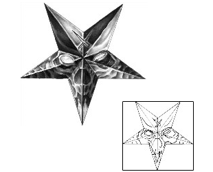 Nautical Star Tattoo Astronomy tattoo | HIF-00047