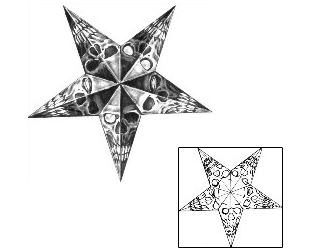 Nautical Star Tattoo Astronomy tattoo | HIF-00050