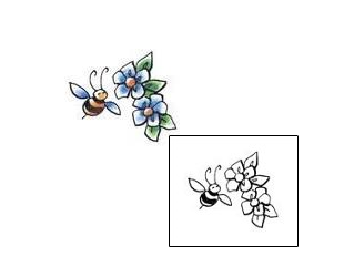 Insect Tattoo Plant Life tattoo | HSF-00017