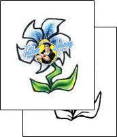 Flower Tattoo plant-life-flowers-tattoos-harley-sparks-hsf-00037