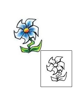 Flower Tattoo Plant Life tattoo | HSF-00037