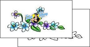 Flower Tattoo plant-life-flowers-tattoos-harley-sparks-hsf-00087